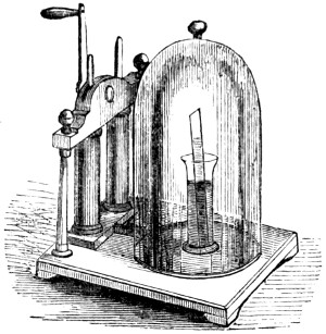 Freezing water by boiling ether